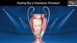 You can create your own Priceless UEFA Champions League Trophy photo