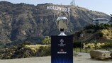 O UEFA Champions League Trophy Tour, apresentado pela Heineken, terminou na solarenga Los Angeles