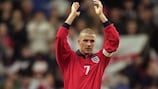 David Beckham como capitán de Inglaterra