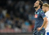 The first leg was frustrating for Gonzalo Higuaín and Napoli