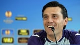 L'entraîneur de la Fiorentina,Vincenzo Montella, à la conférence de presse d'avant match