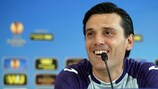 Vincenzo Montella, treinador da Fiorentina, na conferência de imprensa de antevisão do encontro