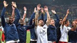 Il Paris festeggia la vittoria della Ligue 1