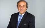 O Presidente da UEFA, Michel Platini
