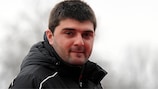 O jovem técnico campeão pelo Dila Gori, Ucha Sosiashvili