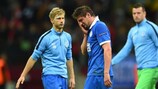 Игроки "Днепра" расстроены из-за поражения в финале Лиги Европы