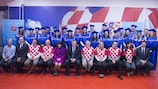 Participantes do programa UEFA CFM na Croácia