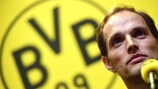 Thomas Tuchel at his first Borussia Dortmund press conference