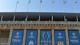 O palco da final, o Olympiastadion de Berlim