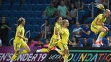 Stina Blackstenius marcó los dos primeros goles de Suecia en la final ante España