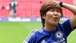 Ji So-Yun traf im Februar beim 2:0-Sieg gegen Glasgow für Chelsea