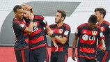 Il Leverkusen è tra le squadre in azione martedì