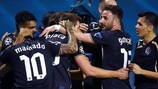 Dinamo celebrate progress to the group stage for the first time since 2012/13