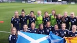 Escocia celebra una victoria en el clasificatorio en septiembre de 2015