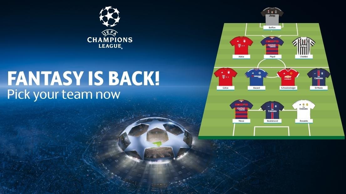 Pick Your Fantasy Football Team | Uefa Champions League | Uefa.Com