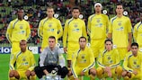 O Maccabi Telavive na estreia na fase de grupos em 2003/04