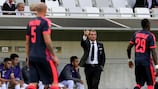 Brendan Rodgers (Liverpool) donne ses consignes à Bordeaux