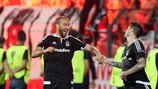 Beşiktaş celebrate José Sosa's goal