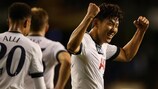 Son Heung-Min bejubelt einen seiner Treffer für Tottenham