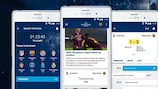 A app oficial da UEFA Champions League esta disponível no iTunes e em Google Play