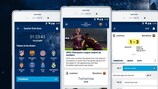 Die App der UEFA Champions League kann bei iTunes oder Google Play heruntergeladen werden