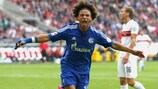 Leroy Sané marks a Bundesliga goal for Schalke