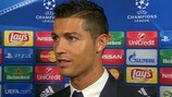 Cristiano Ronaldo au micro d'UEFA.com