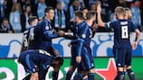 Cristiano Ronaldo wird für sein Führungstor in Malmö bejubelt