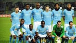 The Manchester City side ahead of the 1-1 draw on 16 December 2010