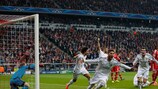 Sergio Ramos marcó un doblete en Múnich en la 2013/14