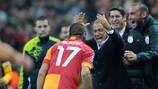 Burak Yılmaz (Galatasaray), buteur providentiel contre Manchester United dans l'édition 2012/13