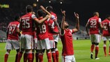 O Braga averbou o máximo de pontos em dois jogos no Grupo F