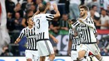 Álvaro Morata della Juventus è andato a segno contro il Bologna