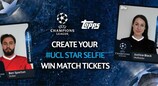 Fai un Selfie con UEFA Champions League Star