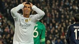 Cristiano Ronaldo lamenta la clara ocasión que falló en la segunda mitad