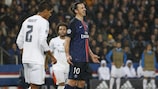 Zlatan Ibrahimović e o Paris ficaram em branco, tal como o Real Madrid