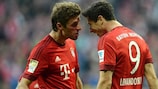 Thomas Müller y Robert Lewandowski (FC Bayern München)