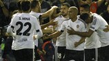 Sofiane Feghouli celebra su gol en la tercera jornada ante el Gent