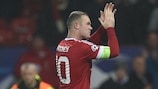 Auteur du but libérateur, Wayne Rooney fête le succès de Manchester United