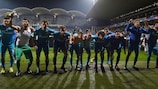 Zenit celebrate making it to the round of 32