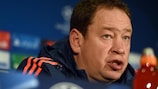 CSKA Moskva coach Leonid Slutski
