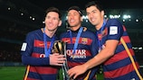 Lionel Messi, Neymar et Luis Suárez, le trio infernal du Barça