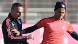 Franck Ribéry e Thiago Alcántara sentem-se confiantes com a vantagem de 1-0