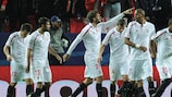 Sevilla exited the UEFA Champions League group stage on a winning note, defeating Juventus