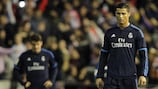 Cristiano Ronaldo durante la sfida tra Real Madrid e Valencia