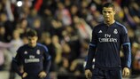 Cristiano Ronaldo abatido después de que el Real Madrid no pudiera ganar