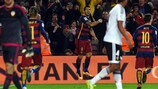 Luis Suárez marcó este miércoles cuatro goles, Messi añadió otros tres