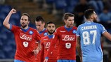 Il Napoli ha centrato la settima vittoria di fila contro la Lazio