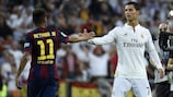 Neymar y Cristiano Ronaldo, en un duelo entre ambos