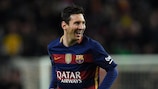Lionel Messi ha alcanzado ante el Sporting los 300 goles en la Liga